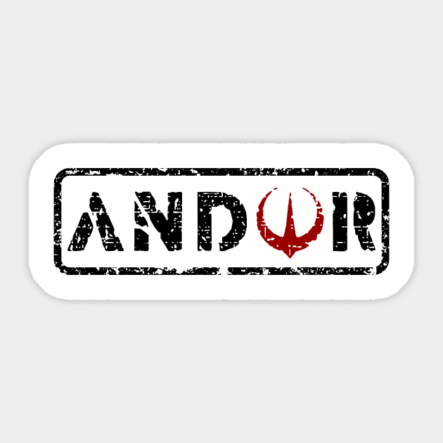 Andor Logo Sticker by Vault Emporium